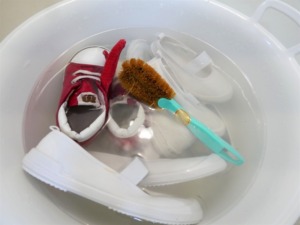 靴洗い歯磨き粉
